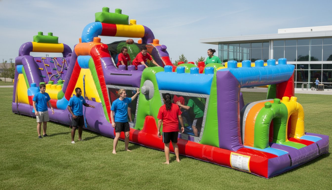 Benefits of Obstacle Courses for Team Building