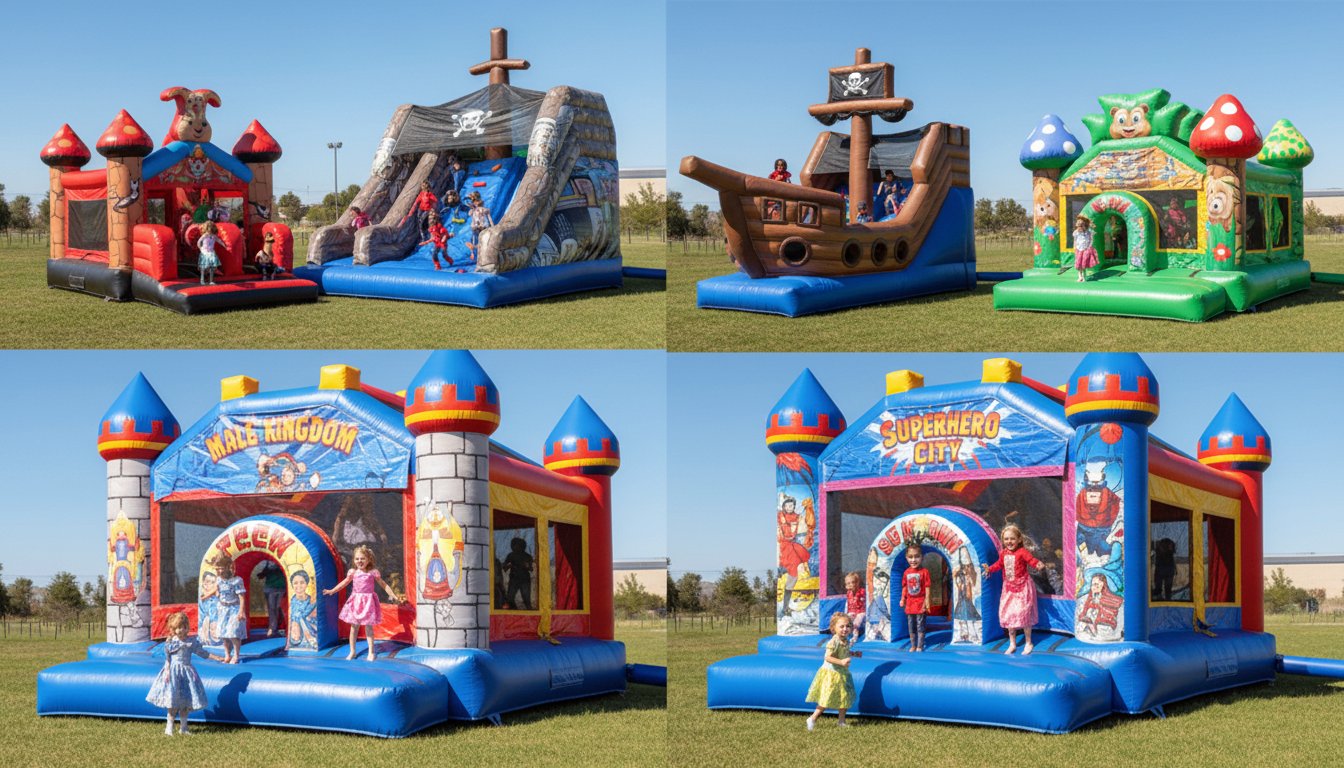 Top Bounce House Themes for Children's Parties