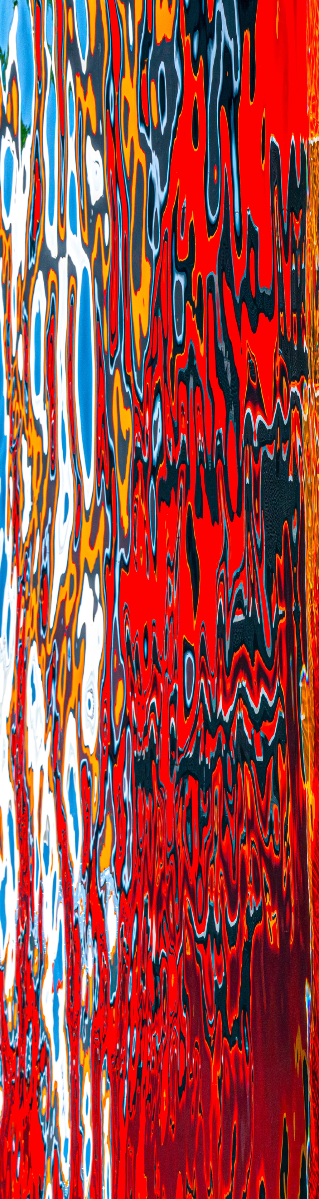 Fire in the Current — fine art photography on aluminum