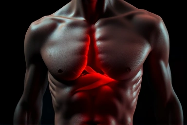 Symbolic depiction of aortic dissection tear