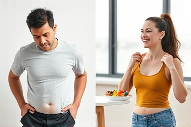 Transformation from bloating discomfort to healthy energy