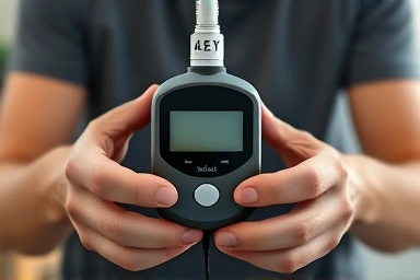 Close-up of incentive spirometer, symbolizing controlled breathing.