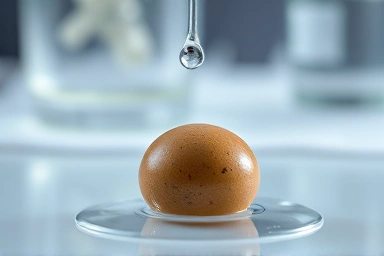 Gallstone dissolving, symbolizing medical treatment and dissolution.