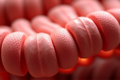 Healthy intestinal lining, strong gut barrier, cellular regeneration.