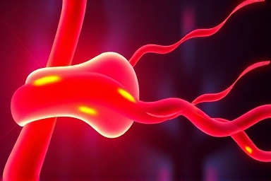 Healthy blood flow visualization with HDL cholesterol clearing arteries
