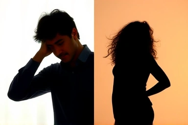 Person experiencing fatigue vs. energetic vitality symbolizing HDL impact