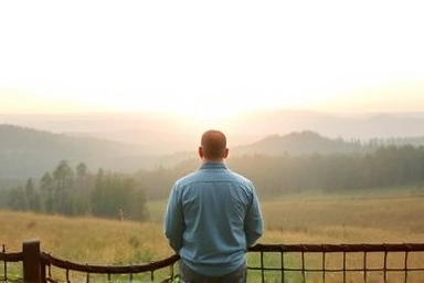 Person finding peace in nature, symbolizing OCD recovery.