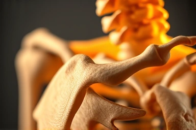 Healthy bone structure symbolizing osteoporosis treatment success