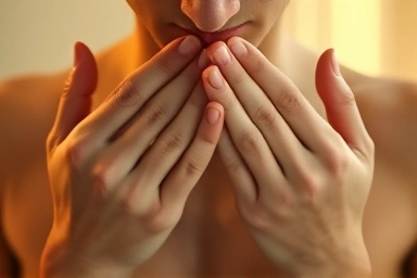 Breathing technique for panic attack relief.