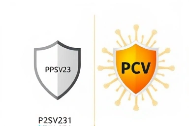 Symbolic representation of two types of vaccine protection: broad vs. focused.