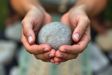 Grounding and sensory relief for emotional distress.
