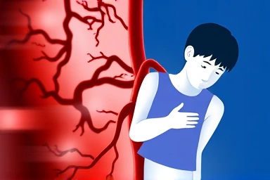Blood vessel network and abstract side effect symbols