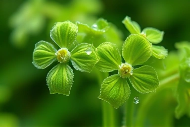 Borage flowers symbolizing natural relief and freshness.