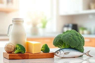 Calcium-rich foods for health and weight management