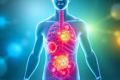 Cellular energy flow, CoQ10 powering mitochondria, vitality, health, abstract science.