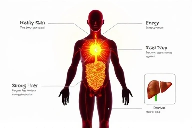 Internal cellular health and glow of glutathione benefits