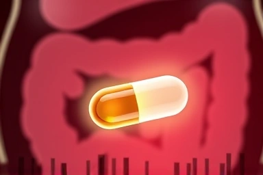 Probiotic capsule protected on its journey to the gut
