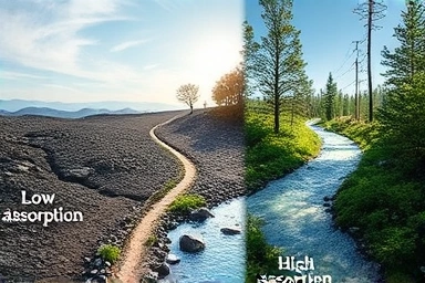 Metaphor for magnesium absorption: low vs high bioavailability paths
