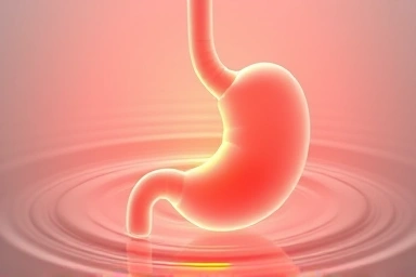 Healthy stomach symbolizing relief from omega-3 discomfort.