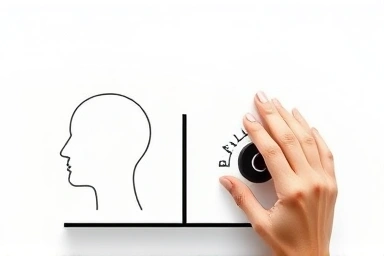 Symbolic balance of brain health supplements and safe dosage.