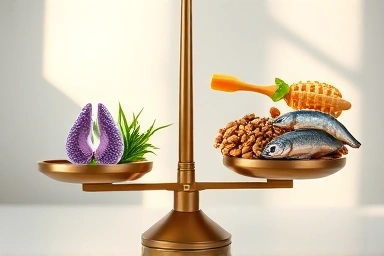 Balanced nutrition for thyroid health with selenium and iodine.