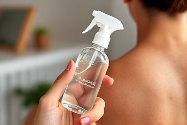 Magnesium oil spray for muscle recovery and relaxation.