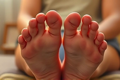 Improved circulation in hands and feet, healthy blood flow.