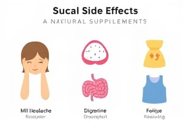 Infographic of natural supplement side effects