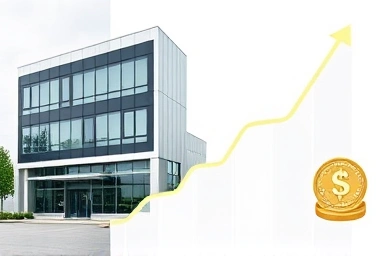 Commercial building growth and rental income chart