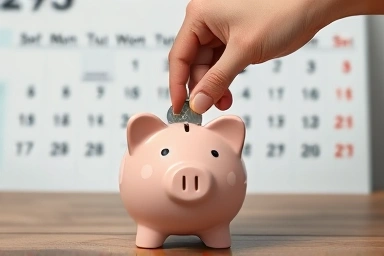 Financial planning and saving for loan repayment.