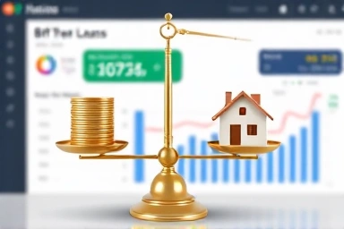 Loan balance, financial security, optimized loan offer