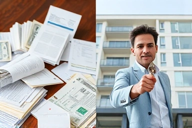 Financial relief, housing security, loan solution concept