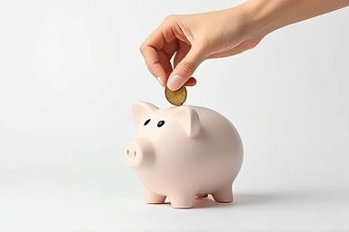 Saving money, financial security, disciplined budgeting, hope