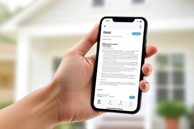 Digital submission of mortgage loan documents.