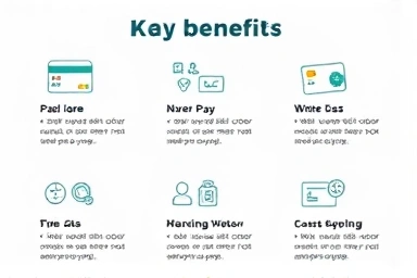 Infographic of Naver Pay cards, benefits, financial optimization