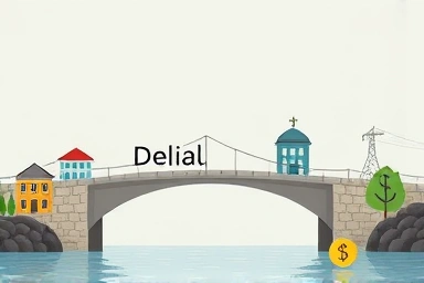 Financial bridge connecting loan denial to approval.