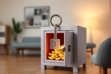 Symbol of financial security for housing.