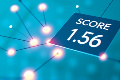 Abstract visualization of scoring system simplification and achievement