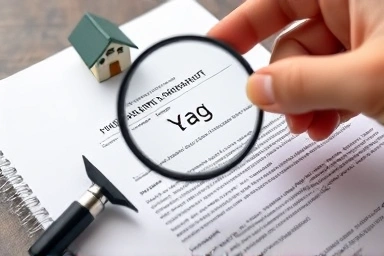 Close-up on legal terms for jeonse deposit security.