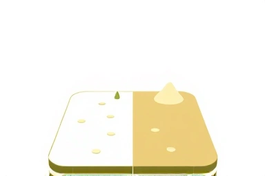 Symbolic representation of land division and merger for investment.