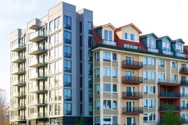 Public versus private housing comparison, symbolizing housing choice.