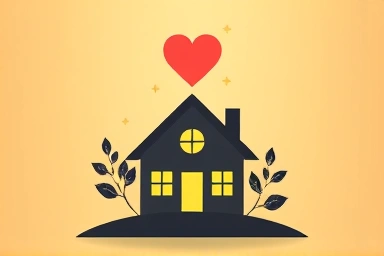 Symbol of home ownership, financial security, and family happiness.