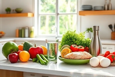 Healthy foods for a short-term diet plan.