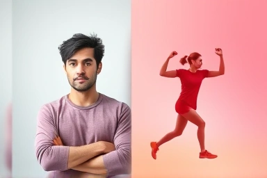 Diet transformation journey: before and after motivation.