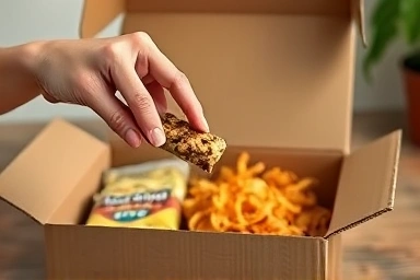 Guilt-free snacking satisfaction with Coupang diet snacks.