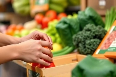 Mindful grocery shopping for a healthy diet