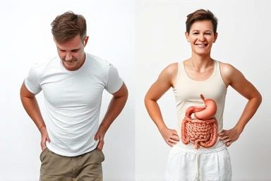 Constipation relief, digestive health improvement, healthy digestion