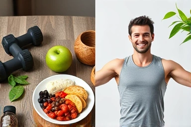 Healthy lifestyle combined with mate extract for weight loss.