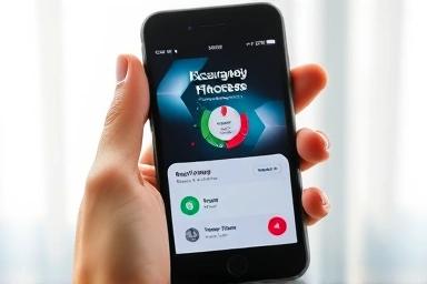 Fitness app progress on a smartphone screen.