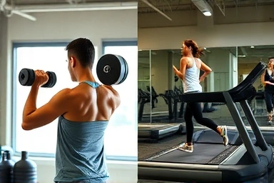 Weightlifting and running for fat loss exercise order.